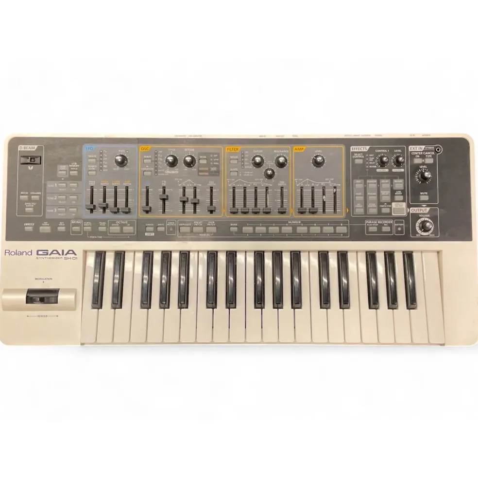 Used Roland Gaia SH01 37 Key Synthesizer