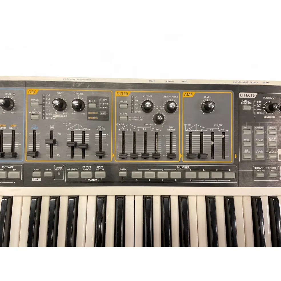 Used Roland Gaia SH01 37 Key Synthesizer