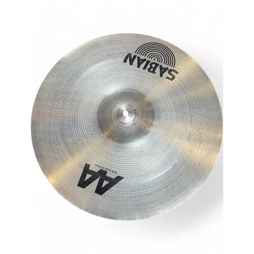Used SABIAN 20in AA Rock Crash Brilliant Cymbal