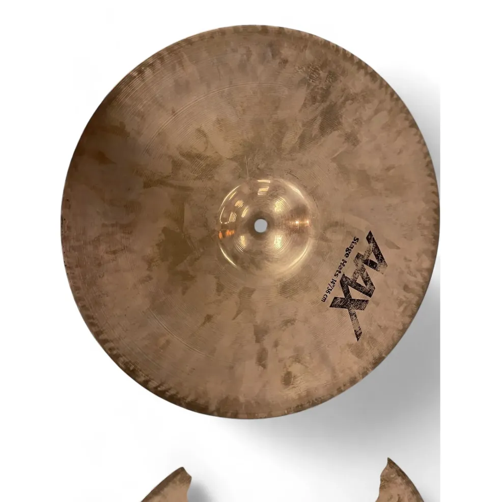 Used SABIAN 14in AAX Stage Hi Hat Pair Cymbal