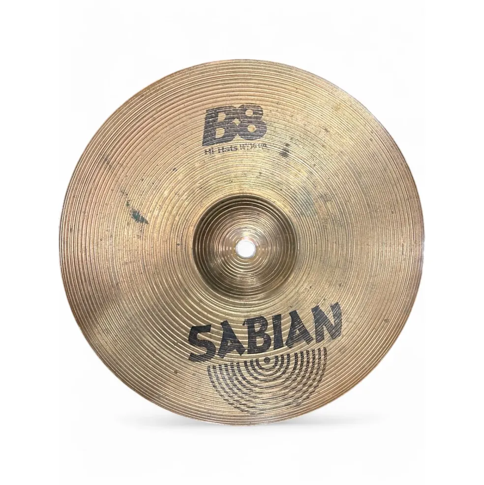 Used SABIAN 14in B8 Hi Hat Pair Cymbal