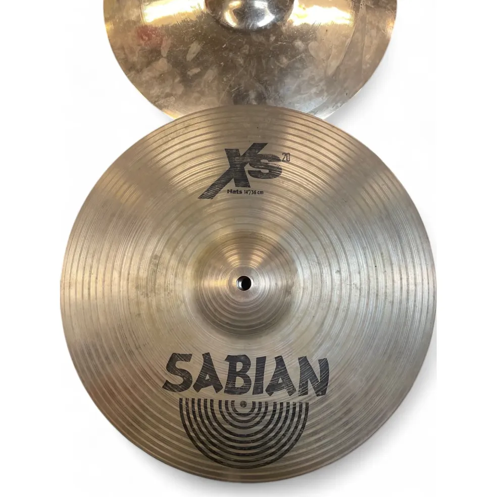 Used SABIAN 14in XS20 Hi Hat Pair Cymbal