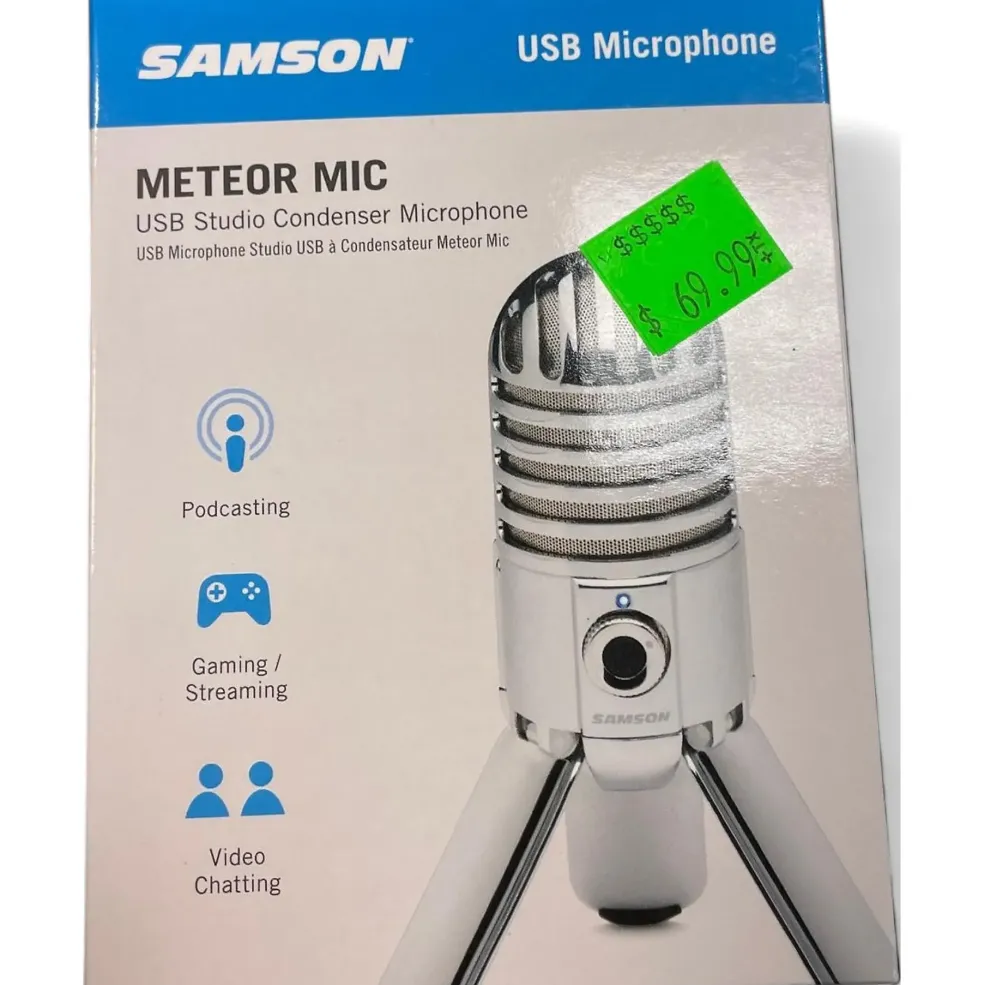 Used Samson SAMTR Meteor USB Microphone