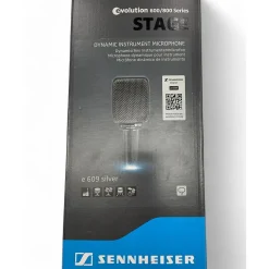 Used Sennheiser E 609 Silver Dynamic Microphone