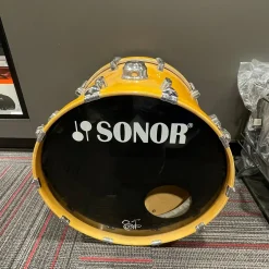 Used SONOR 4 piece Force 3001 Yellow Drum Kit