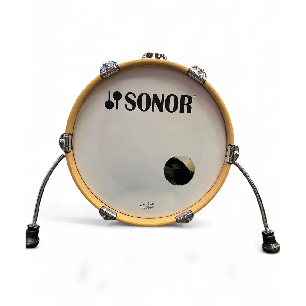 Used SONOR 14X13 AQ2 Drum MARINE WHITE