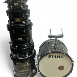 Used TAMA 6 piece SLP Limited Edition Studio Maple Charcoal Oyster Drum Kit