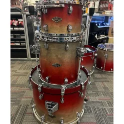 Used TAMA 3 piece Starclassic Satin Burgandy Drum Kit