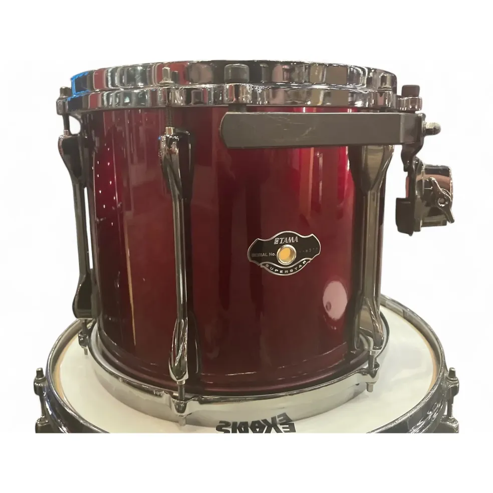 Used TAMA 5 Piece Superstar Hyperdrive Wine Red Drum Kit