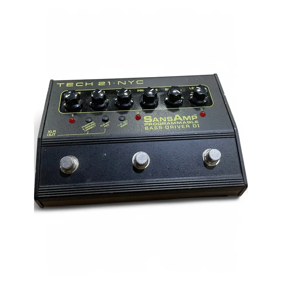 Used Tech 21 Sansamp PBDR Bass Driver DI Bass Effect Pedal