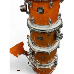 Used Yamaha 5 piece Oak Custom Honey Amber Drum Kit