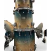 Used Yamaha 4 piece Phoenix Burled Ash Textured Sapphire Fade Drum Kit