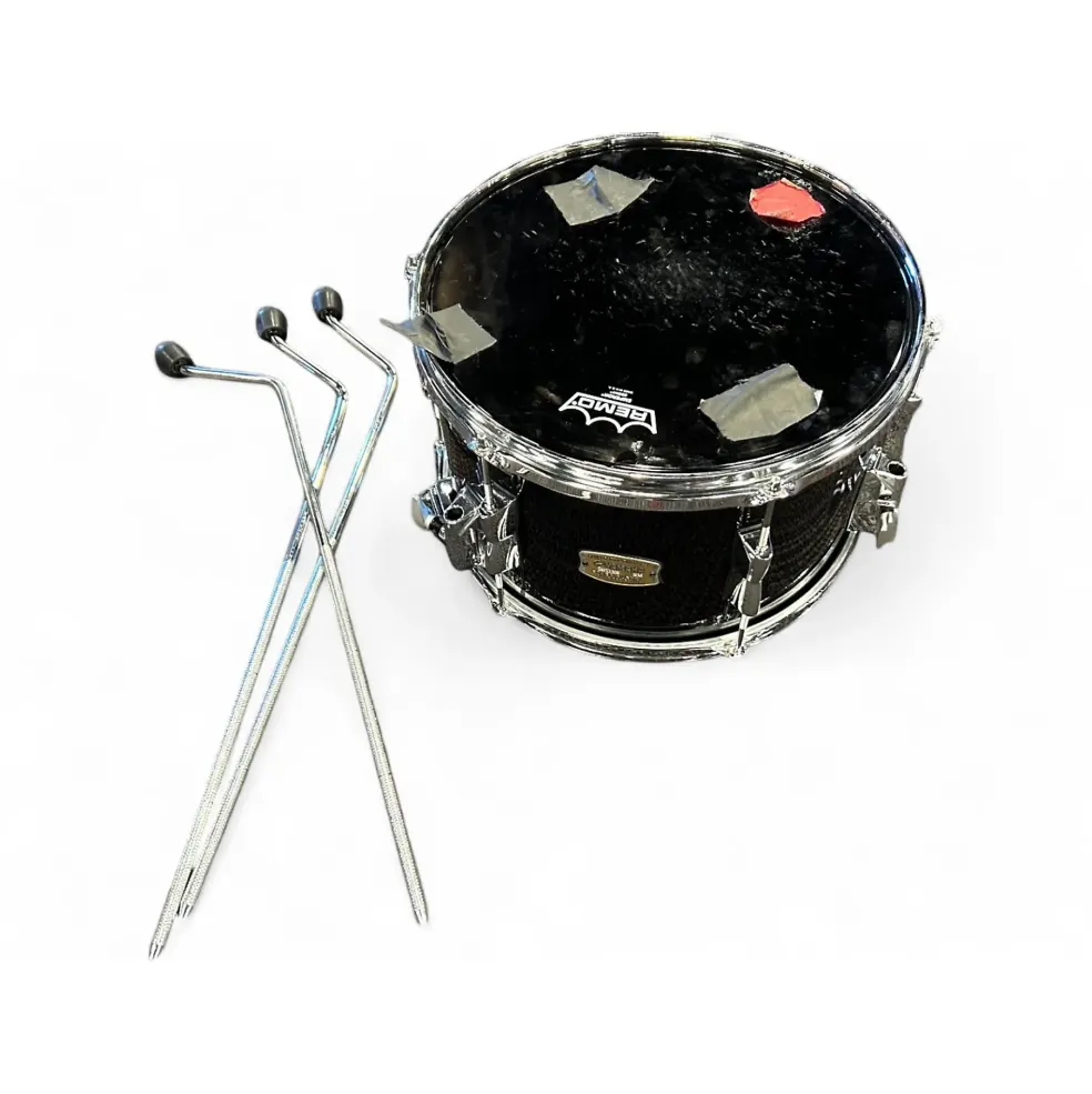 Used Yamaha 4 Piece Stage Custom Hip Raven Black Drum Kit
