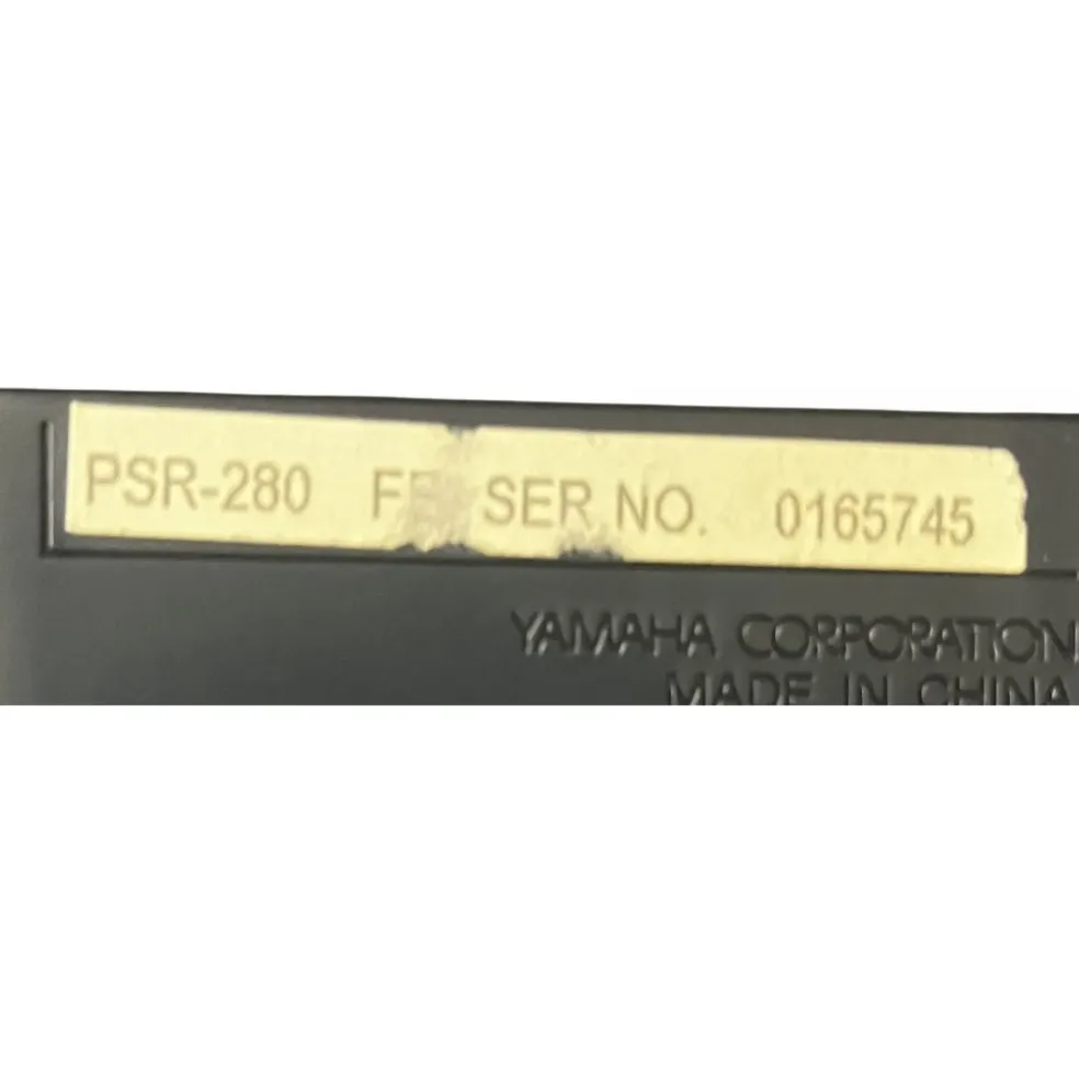 Used Yamaha PSR280 Arranger Keyboard