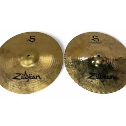 Used Zildjian 14in A Custom Mastersound Hi Hat Pair Cymbal
