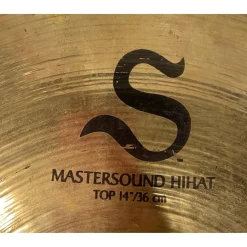 Used Zildjian 14in A Custom Mastersound Hi Hat Pair Cymbal