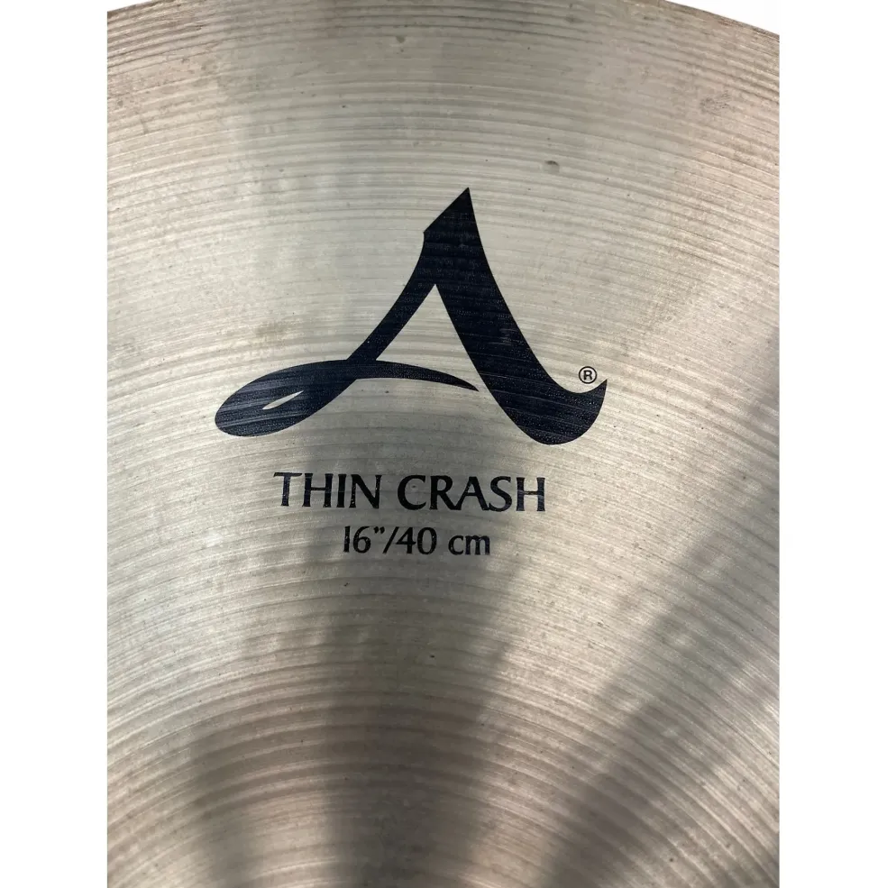 Used Zildjian 16in A Thin Crash Cymbal
