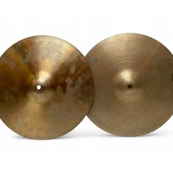 Used Zildjian 14in Avedis Hollow Logo Hi Hat Pair Cymbal