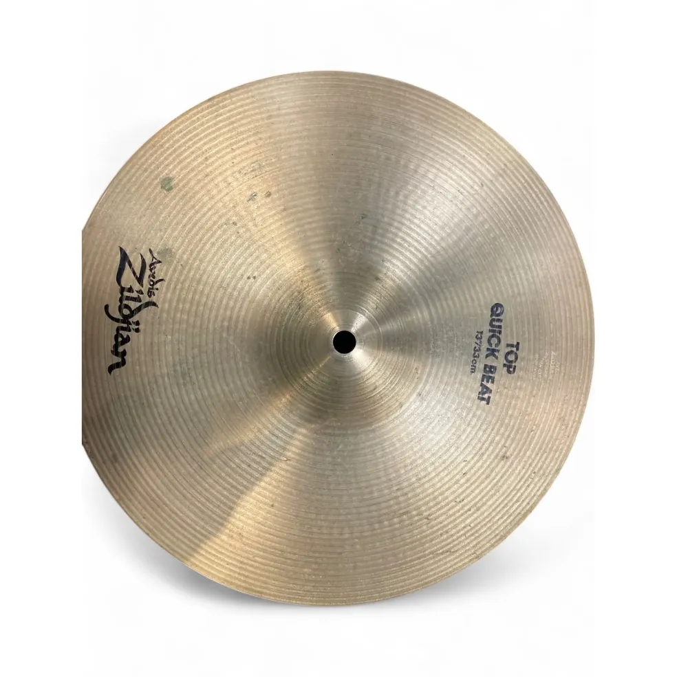 Used Zildjian 13in AVEDIS HI HAT QUICK BEAT TOP Cymbal