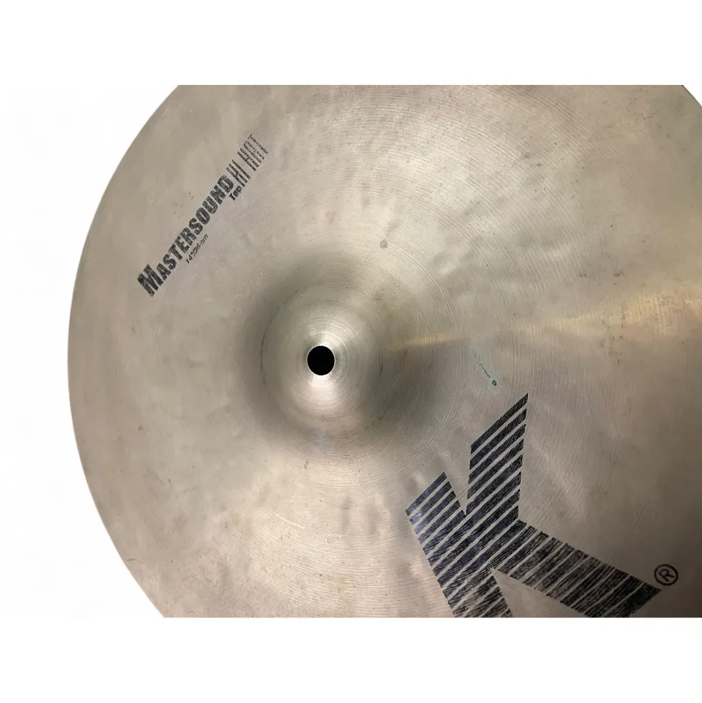 Used Zildjian 14in K Mastersound Hi Hats Pair Cymbal