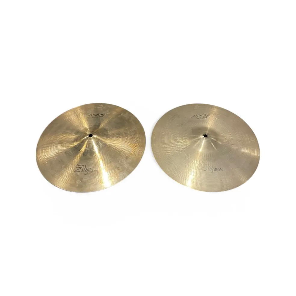 Used Zildjian 14in New Beat Hi Hat Pair Cymbal