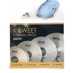 Used Zildjian 15in Sweet K Cymbal Pack Cymbal