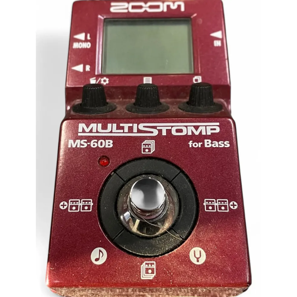Used Zoom MS60B MULTI STOMP Bass Effect Pedal