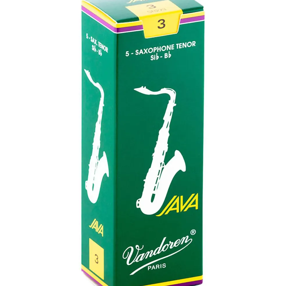Vandoren JAVA Tenor Saxophone Reeds Strength 3 Box of 5