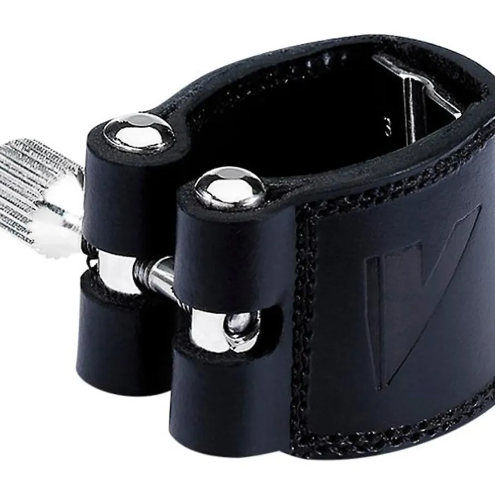 Vandoren Leather Saxophone Ligature With Cap Tenor Sax, For Ebonite mtp with Plastic Cap