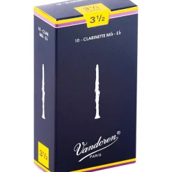 Vandoren Traditional Eb Clarinet Reeds Strength 3.5 Box of 10