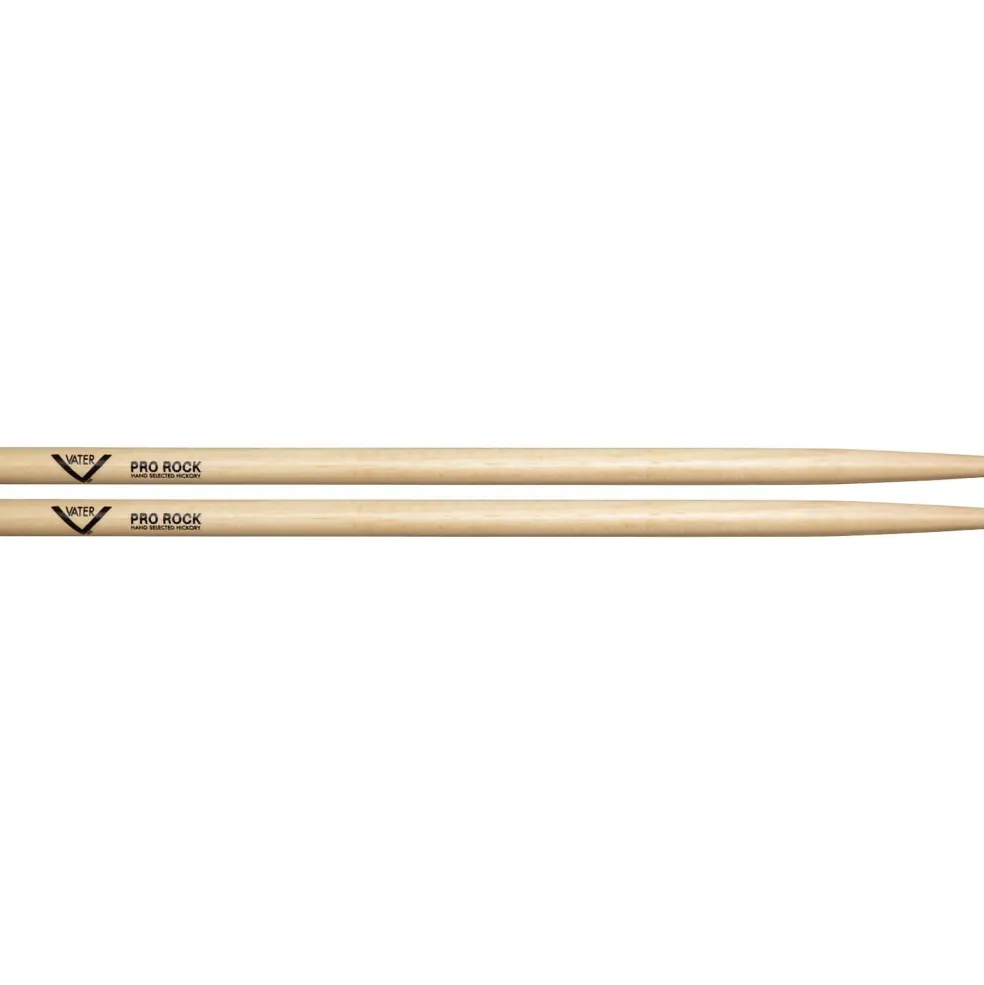 Vater American Hickory Pro Rock Drum Sticks Wood