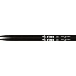 Vic Firth American Classic Drum Sticks With Black Finish 5A Wood