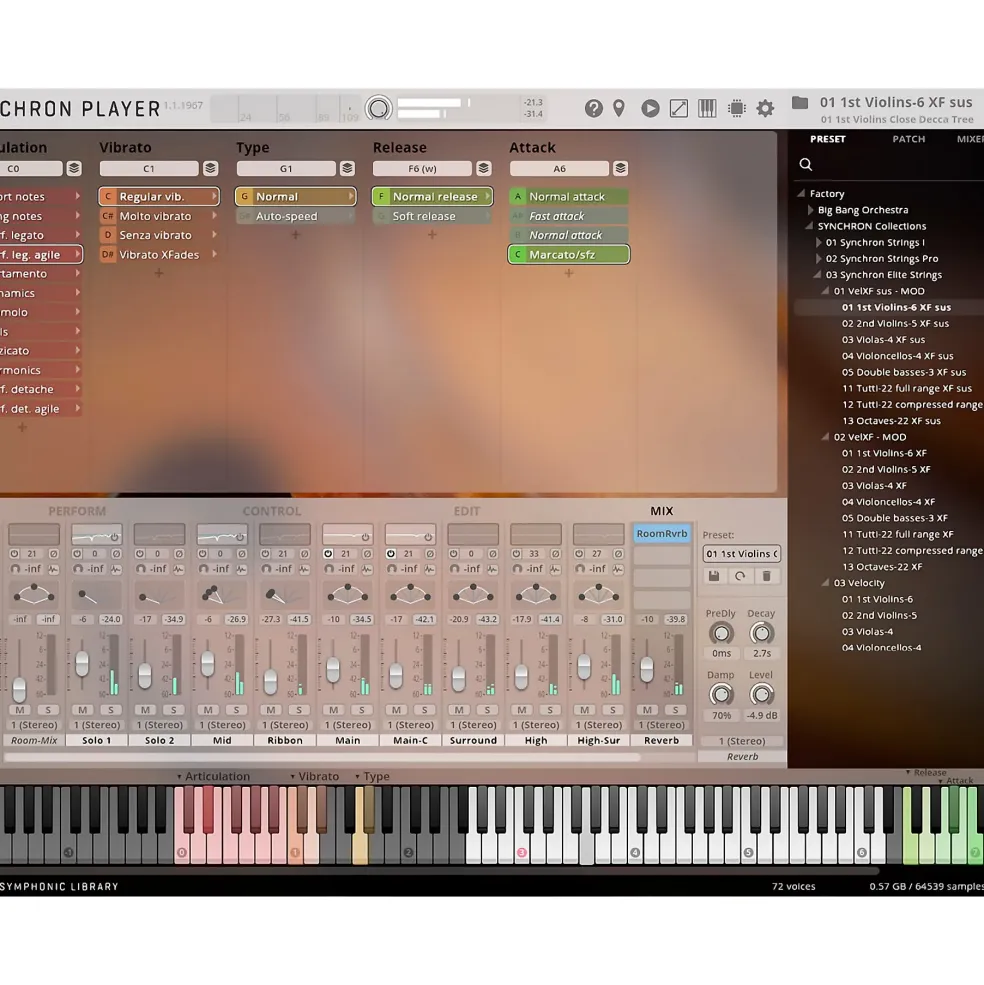 Vienna Symphonic Library SYNCHRON-ized Solo Strings (Download)