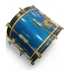 Vintage 1967 Ludwig 3 piece Club Date BLUE SPARKLE Drum Kit