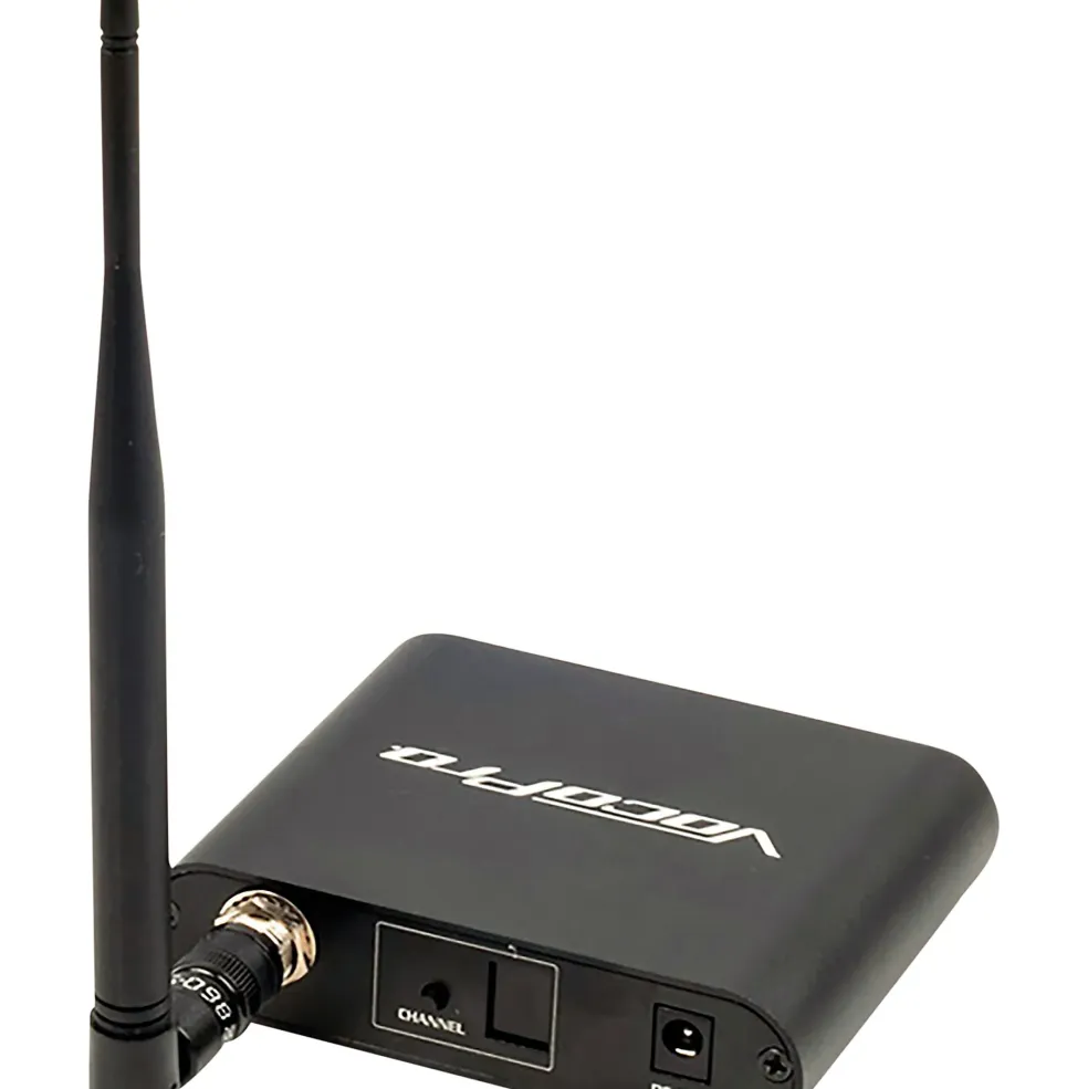 VocoPro Silent Disco-350 Package With 3 Transmitters and 50 Wireless LED Headphones, 908.70-926.30mHz