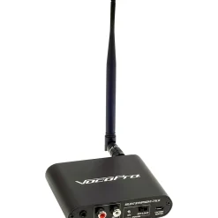 VocoPro Silent Disco-350 Package With 3 Transmitters and 50 Wireless LED Headphones, 908.70-926.30mHz