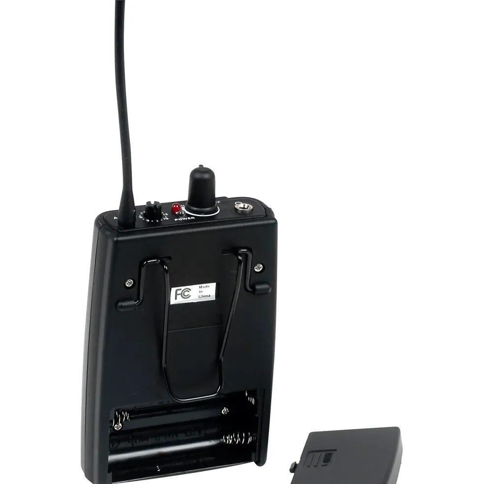 VocoPro SilentPA-SEMINAR10 16-Channel UHF Wireless Audio Broadcast System (Stationary Transmitter With 10 Bodypack Receivers), 900-927.2mHz Black