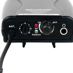 VocoPro SilentPA-SEMINAR10 16-Channel UHF Wireless Audio Broadcast System (Stationary Transmitter With 10 Bodypack Receivers), 900-927.2mHz Black