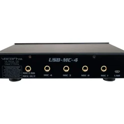VocoPro USB-ACAPELLA-4 4-Channel Wireless Microphone/USB Interface Package, 902-927.2mHz Set A