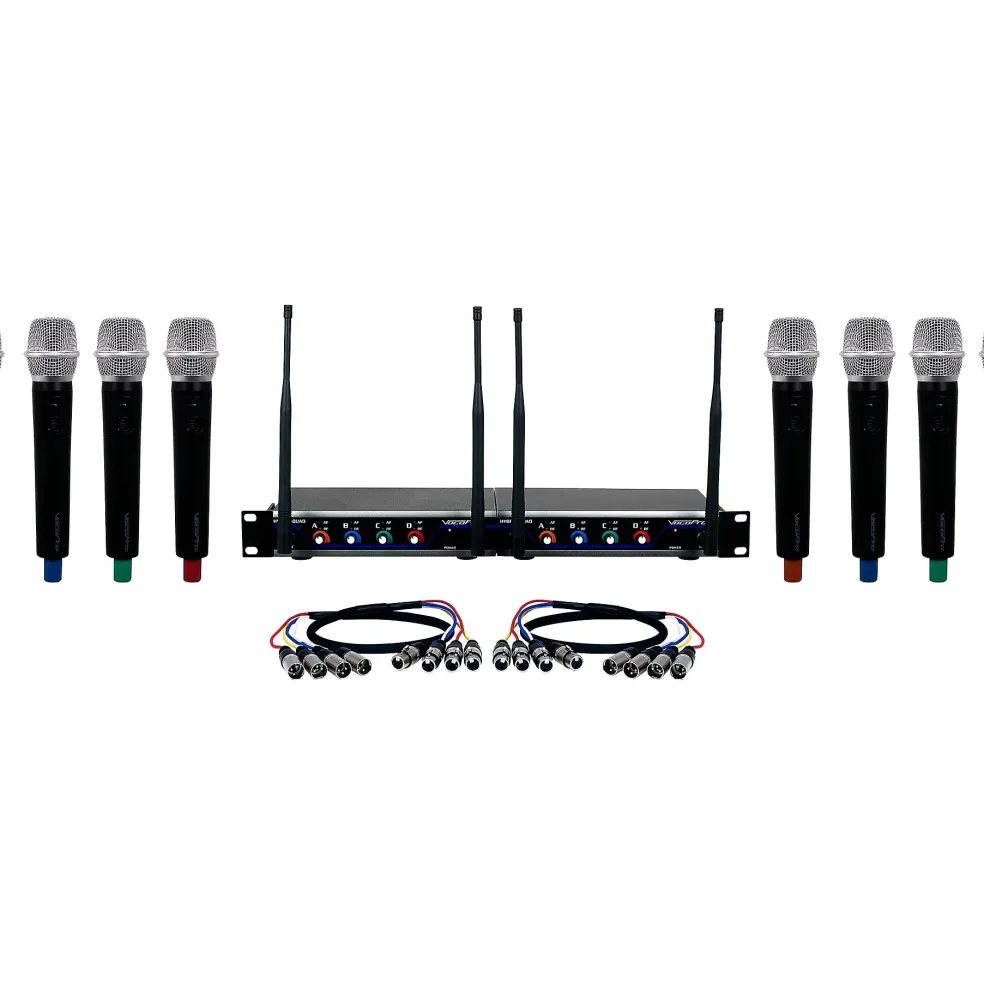 VocoPro USB-ACAPELLA-8 8-Channel Wireless Microphone/USB Interface Package, 902-927.20mHz