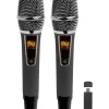 VocoPro USB-CAST-HANDHELD Dual Wireless USB Handheld Microphone System, 902-927.2mHz