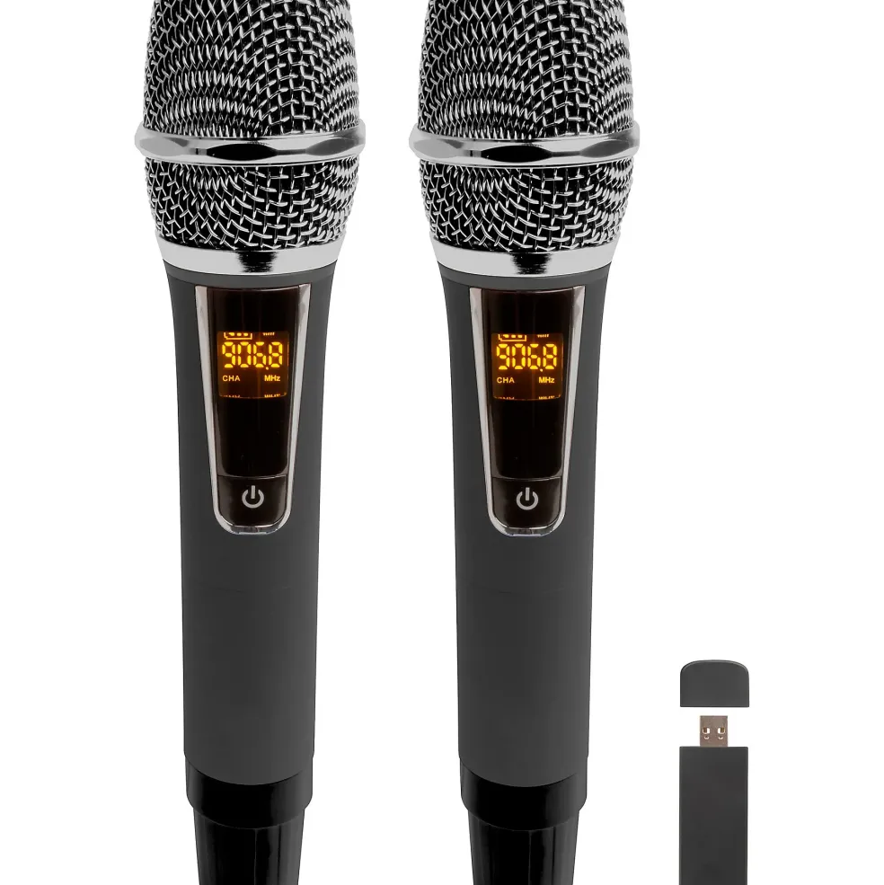 VocoPro USB-CAST-HANDHELD Dual Wireless USB Handheld Microphone System, 902-927.2mHz