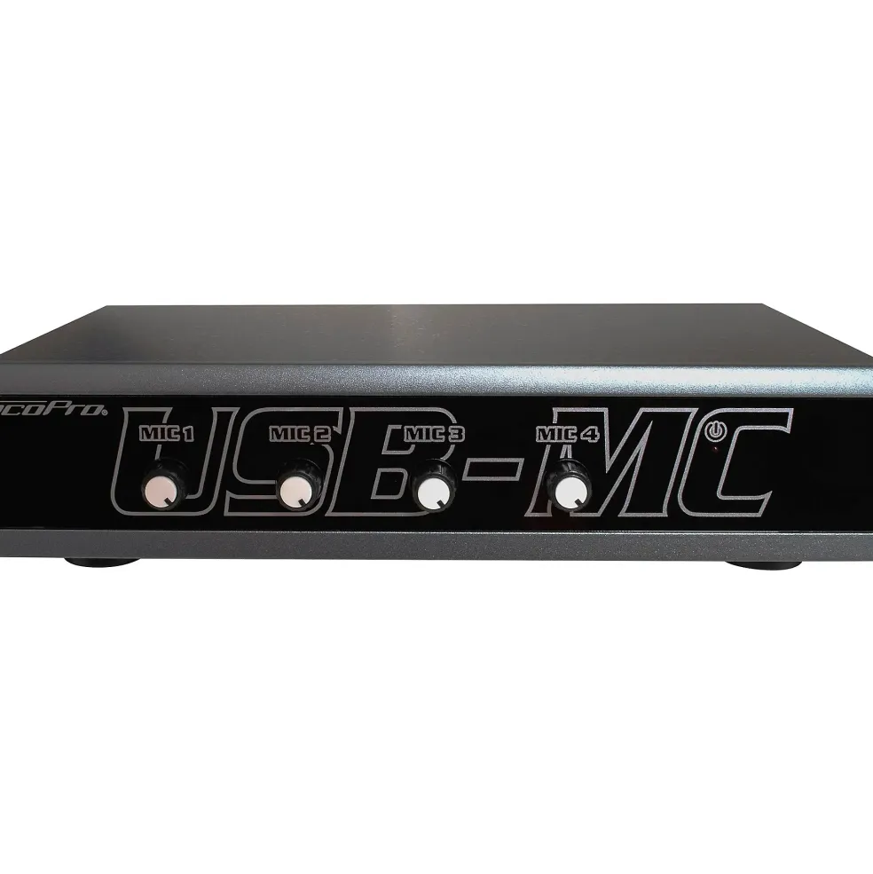VocoPro USB-CONFERENCE-4 4-User Wireless Microphone/USB Interface Package, 902-927.2mHz