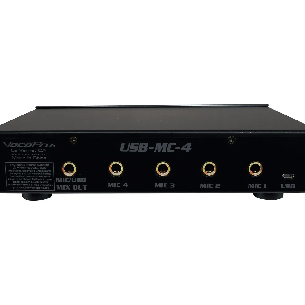VocoPro USB-CONFERENCE-4 4-User Wireless Microphone/USB Interface Package, 902-927.2mHz