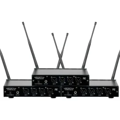 VocoPro USB-PLAY-12 12-Channel Wireless Headset/Lapel Mic System with USB Interface Package, 902-927.2mHz