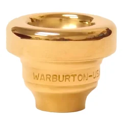 Warburton Size 5 Series Trumpet and Cornet Mouthpiece Top in Gold 5ESV Gold