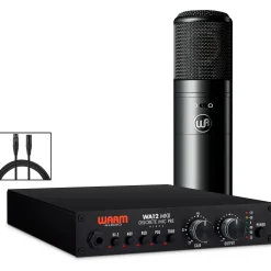 Warm Audio Recording Bundle With WA12-MKII Mic Pre, WA-8000 Condenser Microphone and Premier XLR 15' Mic Cable