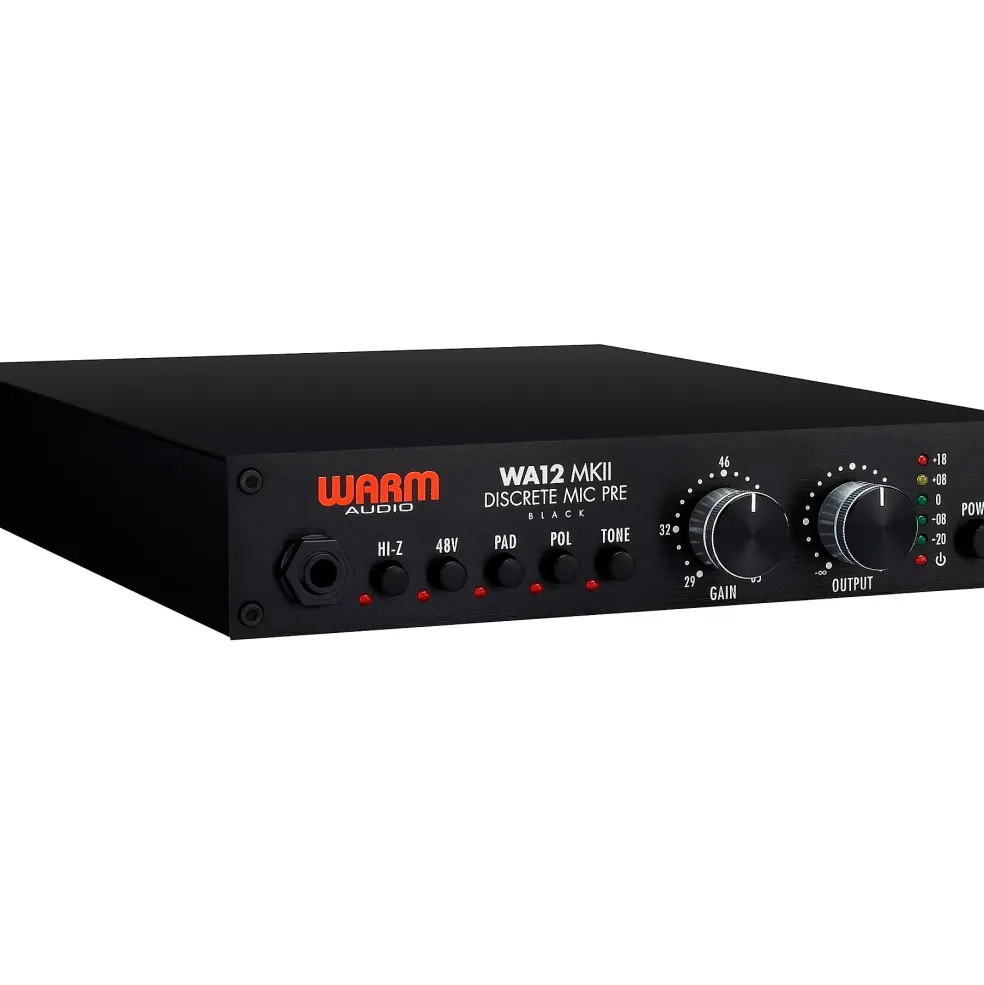 Warm Audio Recording Bundle With WA12-MKII Mic Pre, WA-8000 Condenser Microphone and Premier XLR 15' Mic Cable