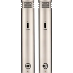 Warm Audio WA-84 Small-Diaphragm Condenser Microphone Stereo Pair Nickel