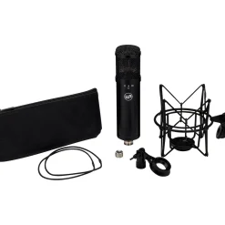 Warm Audio WA-47jr-BLK FET Black Condenser Microphone Black